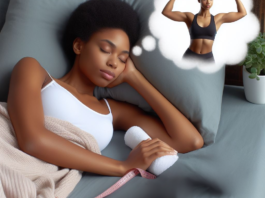 black woman resting sleeping